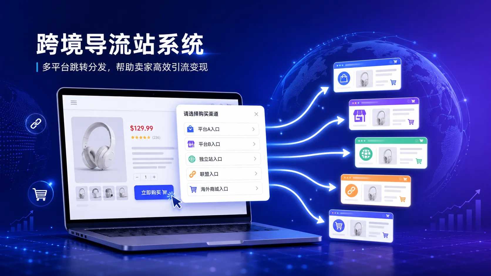 跨境导流站